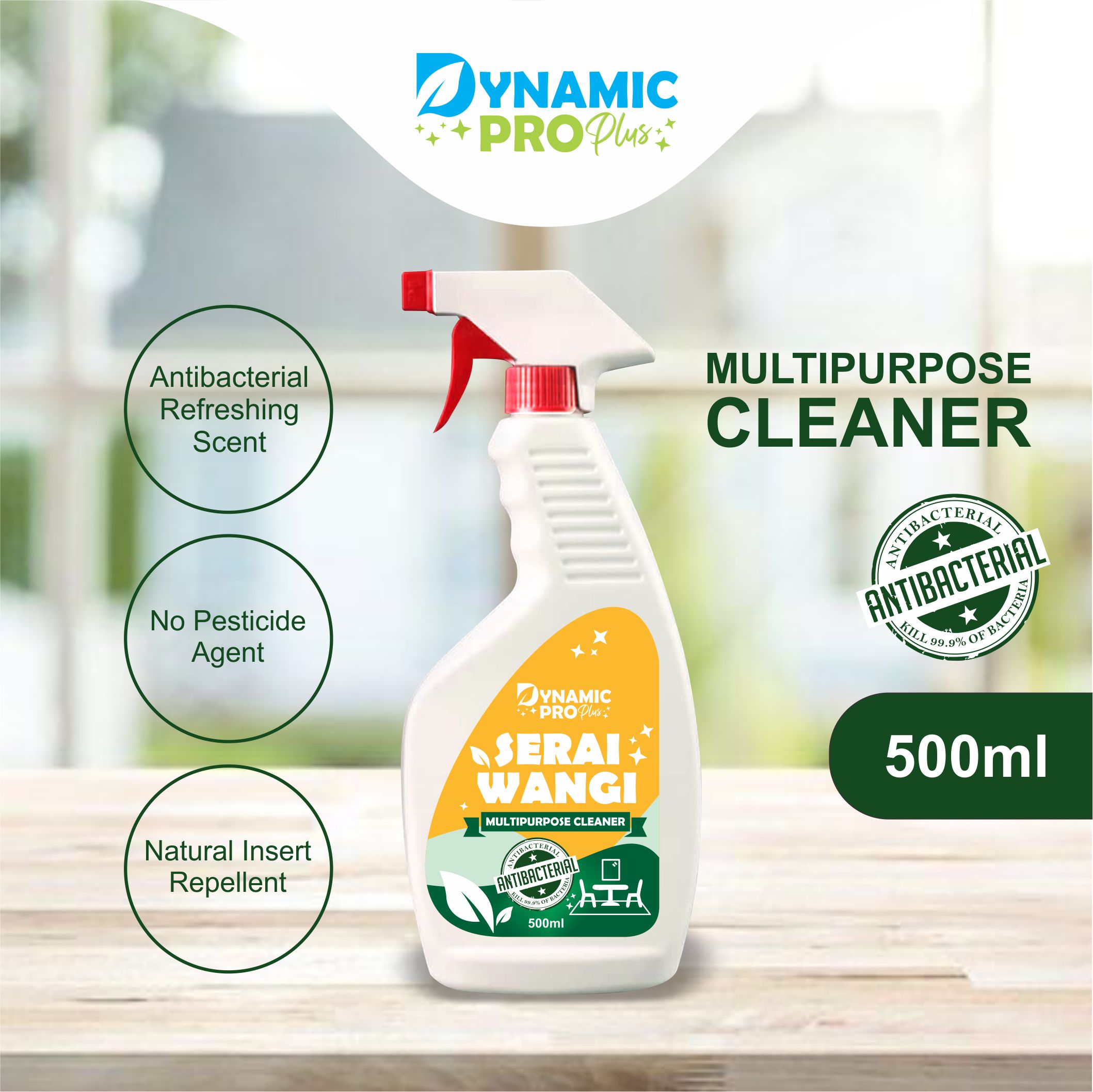DynamicPro MULTI PURPOSE Cleaner- Serai Wangi- 500ml