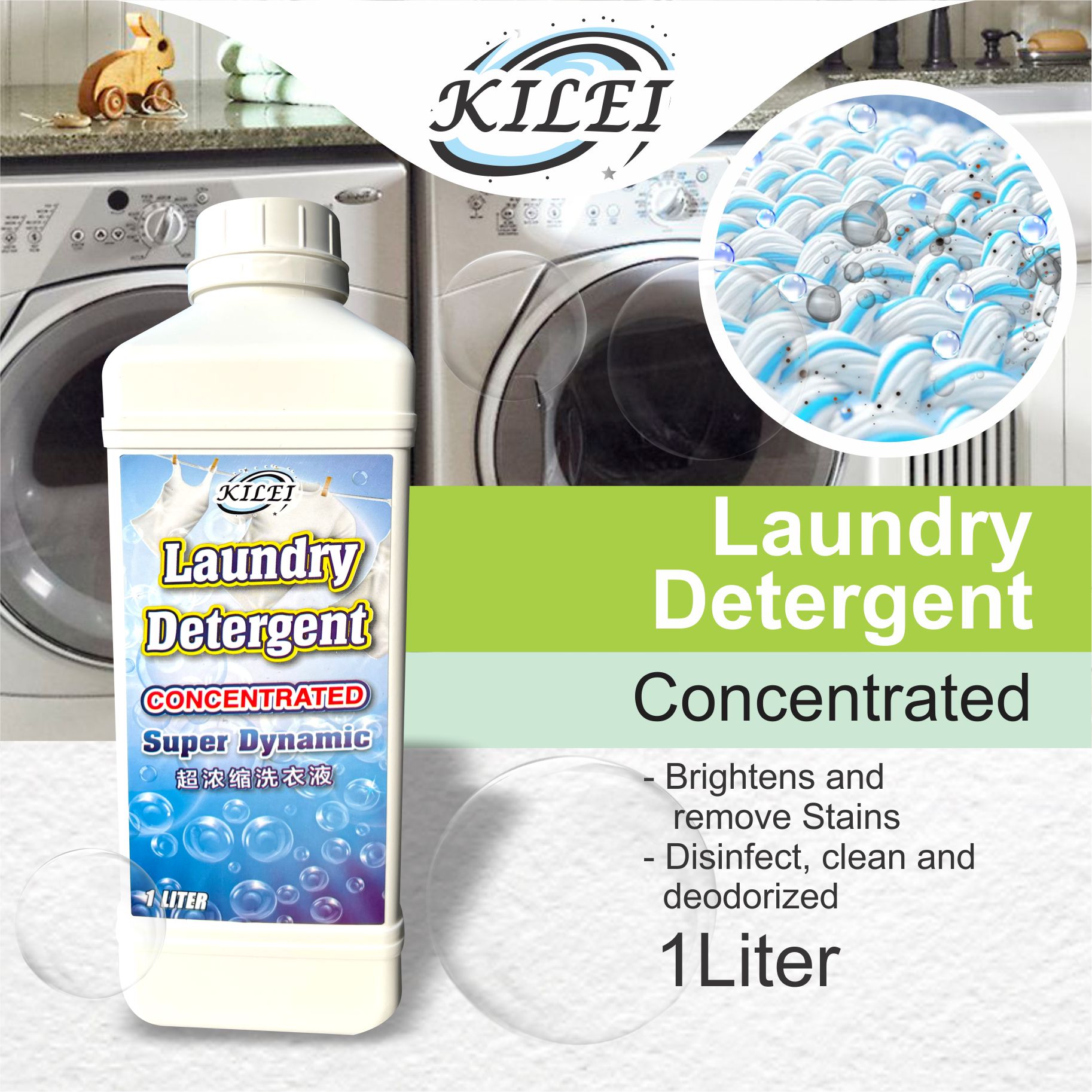 Kilei Laundry Detergent - 1 Liter 